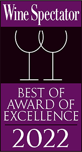 Wine Spectator Best Award of Excellence 2022